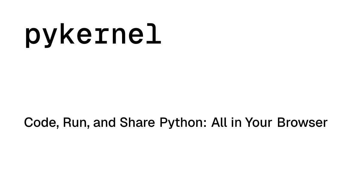 Pykernel